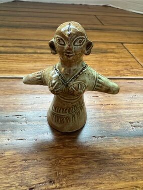 Indian Folk Art Terracotta Female Figurine